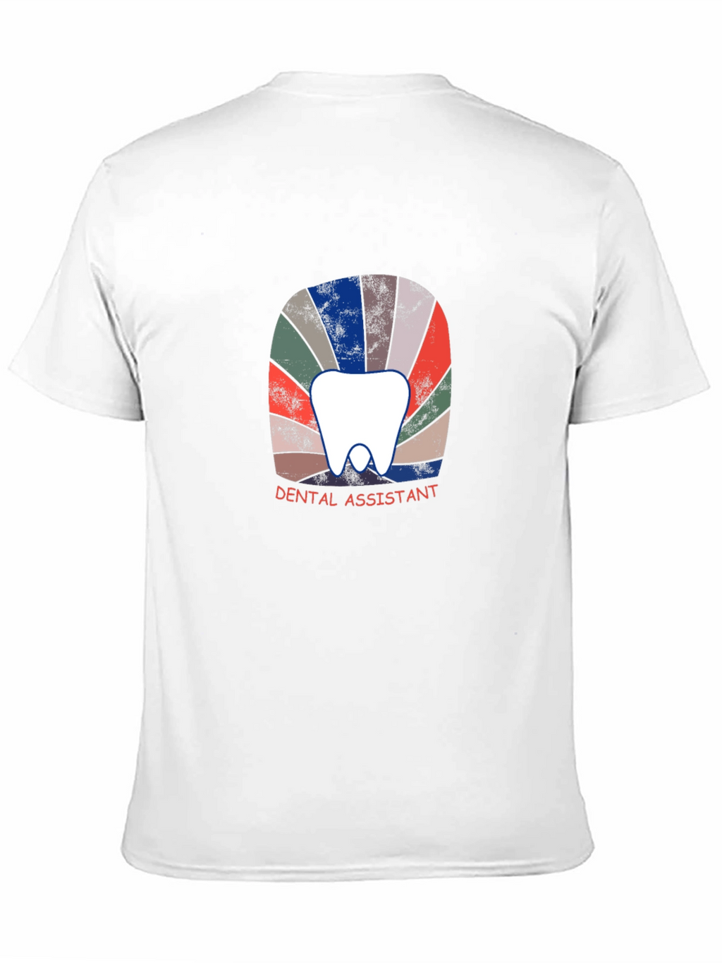 Dental Assistant T-Shirt - Retro Tooth Design
