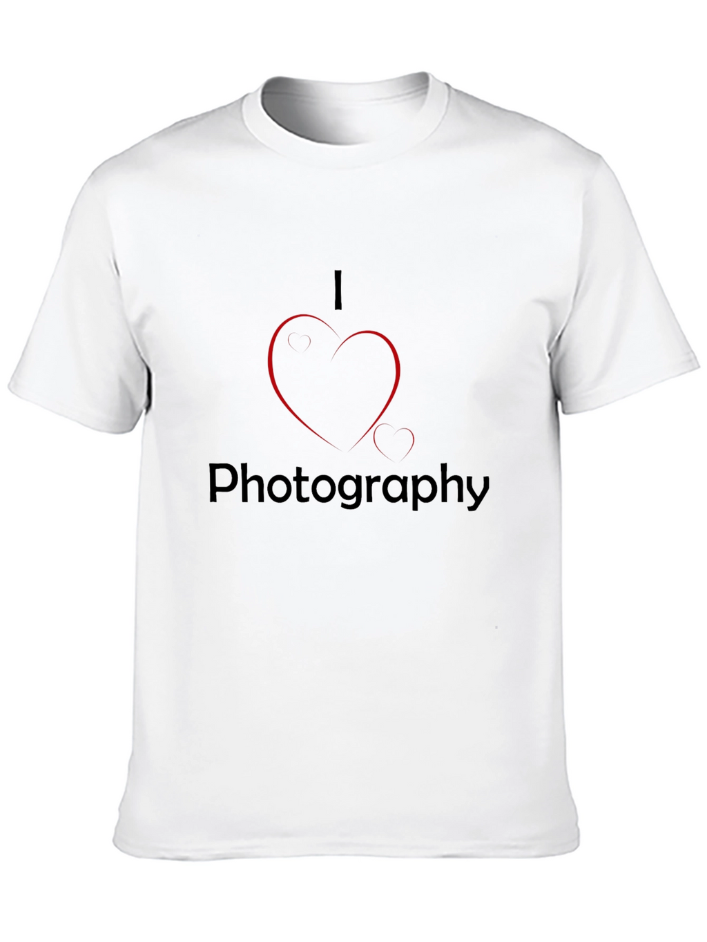 I Heart Photography Black T-Shirt