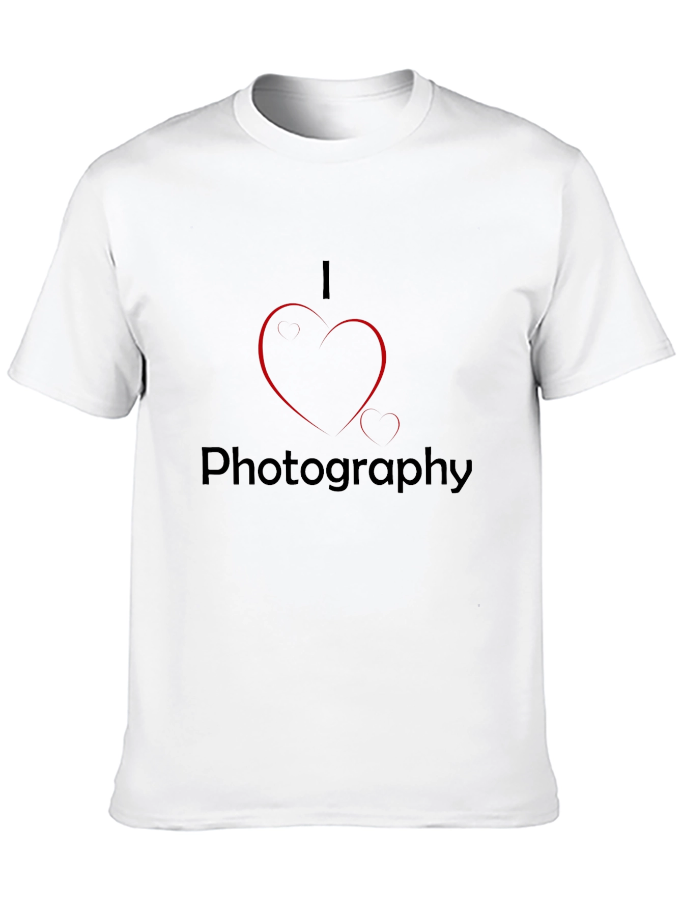 I Heart Photography Black T-Shirt