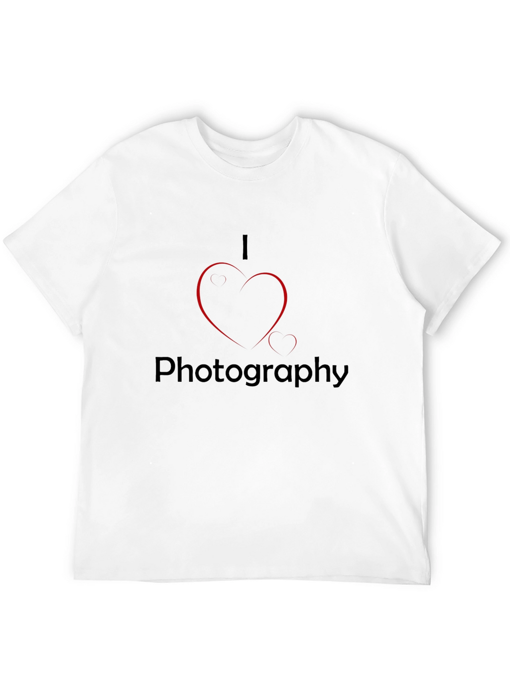 I Heart Photography Black T-Shirt