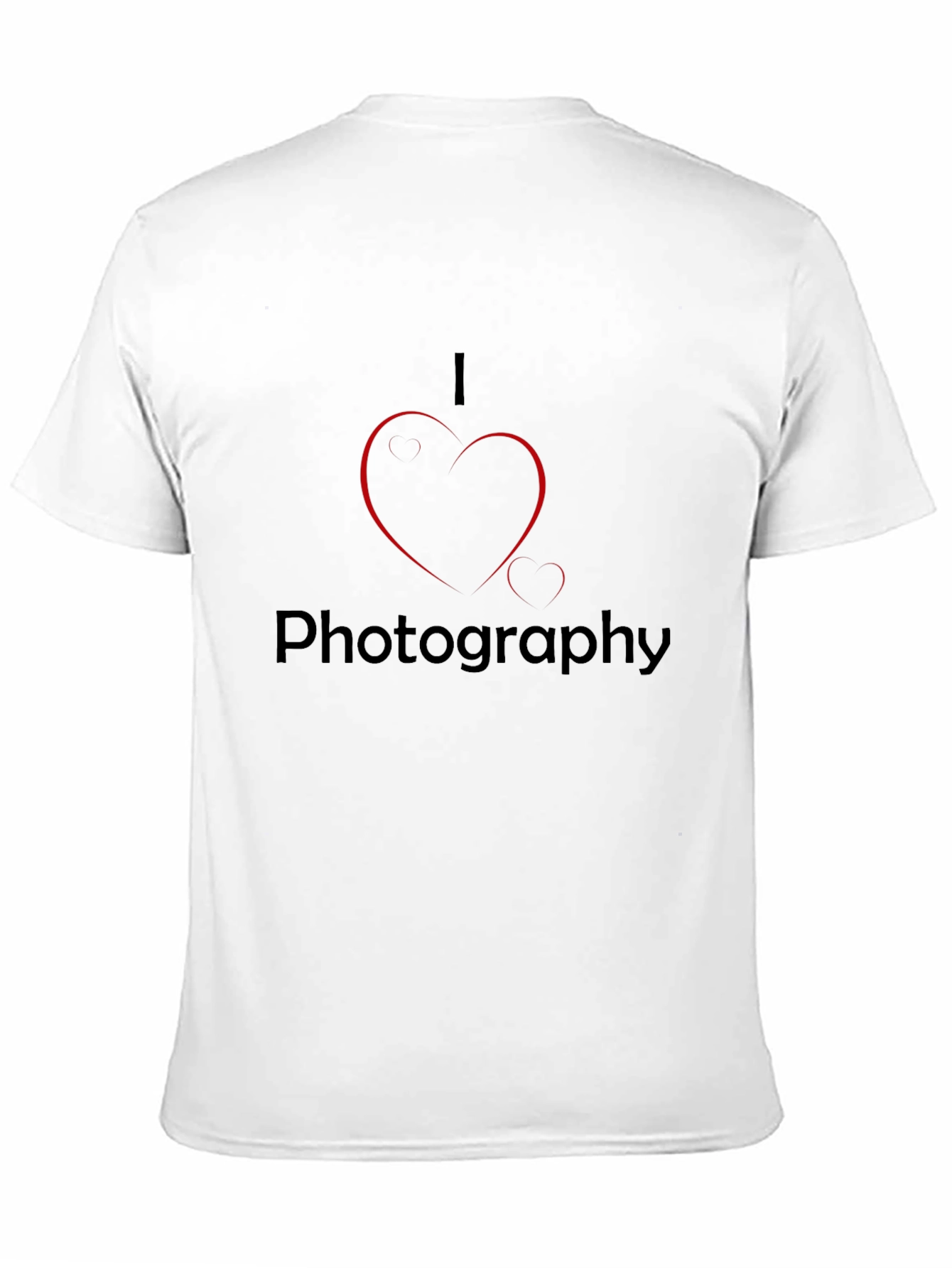 I Heart Photography Black T-Shirt