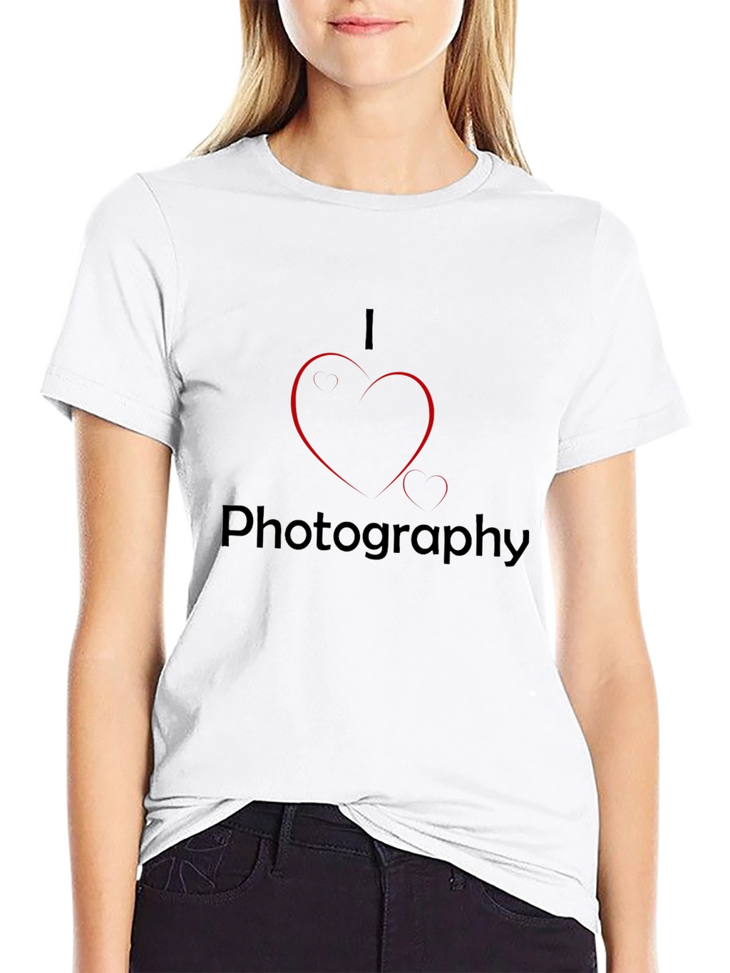 I Heart Photography Black T-Shirt