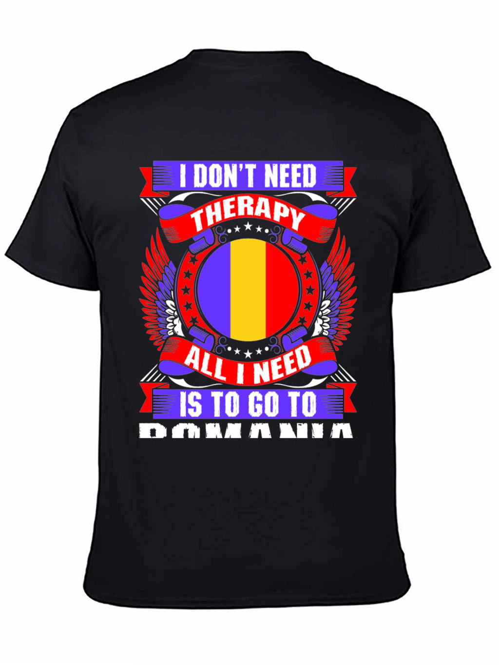 Romania Therapy Graphic Tee
