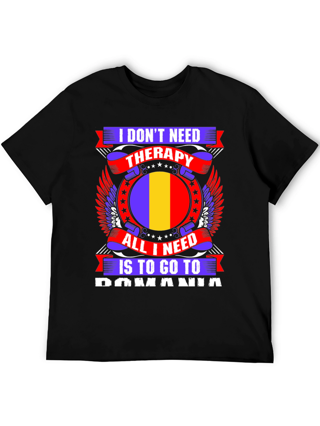 Romania Therapy Graphic Tee