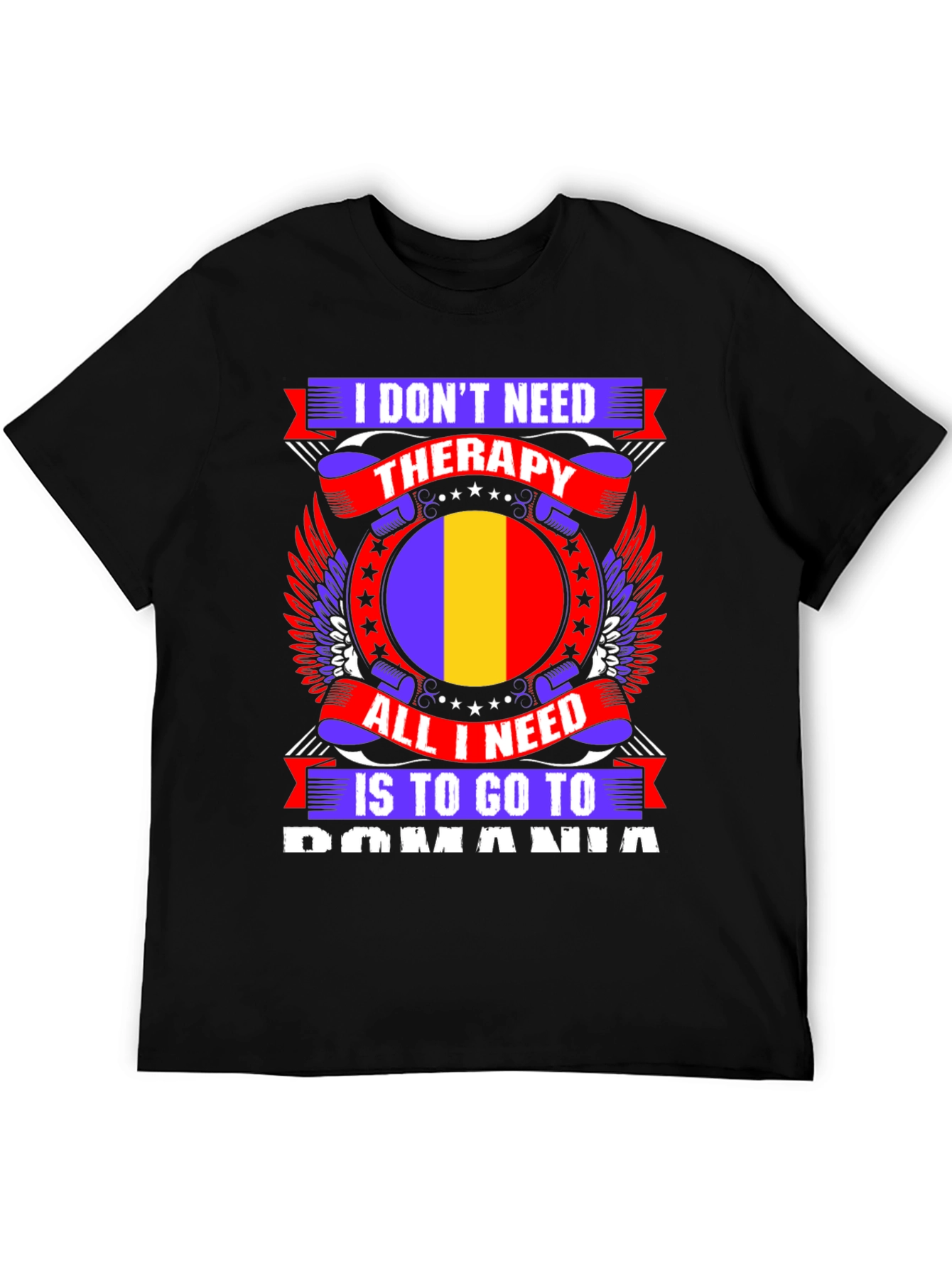 Romania Therapy Graphic Tee