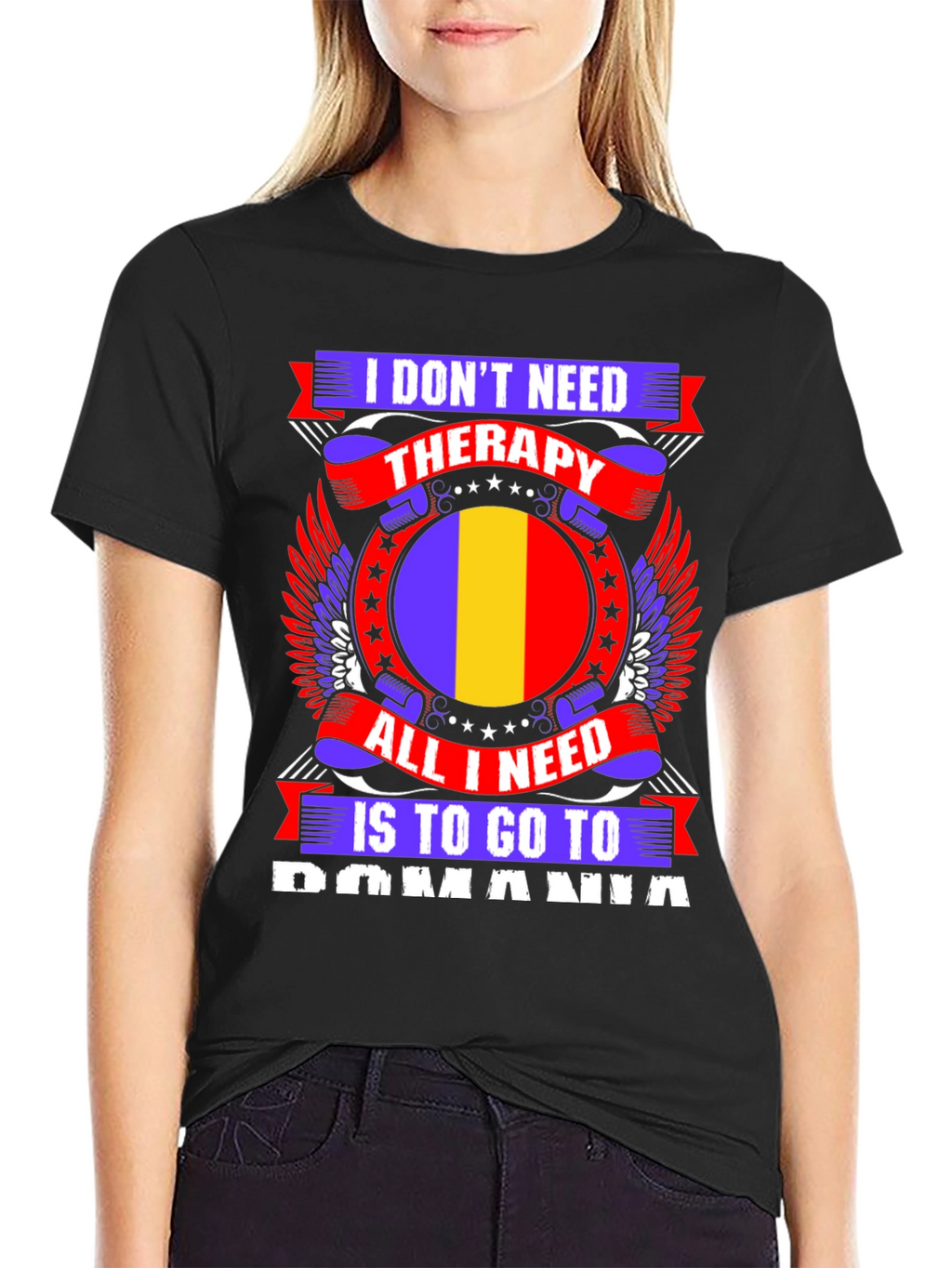 Romania Therapy Graphic Tee