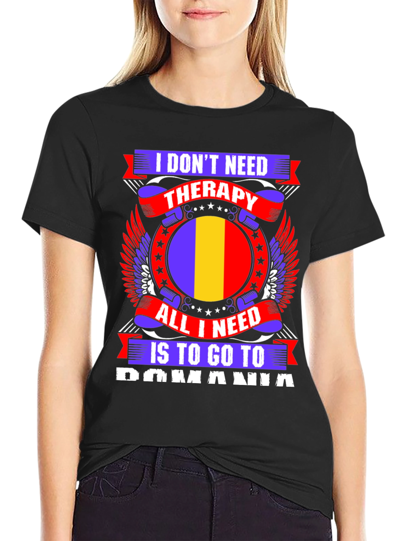 Romania Therapy Graphic Tee