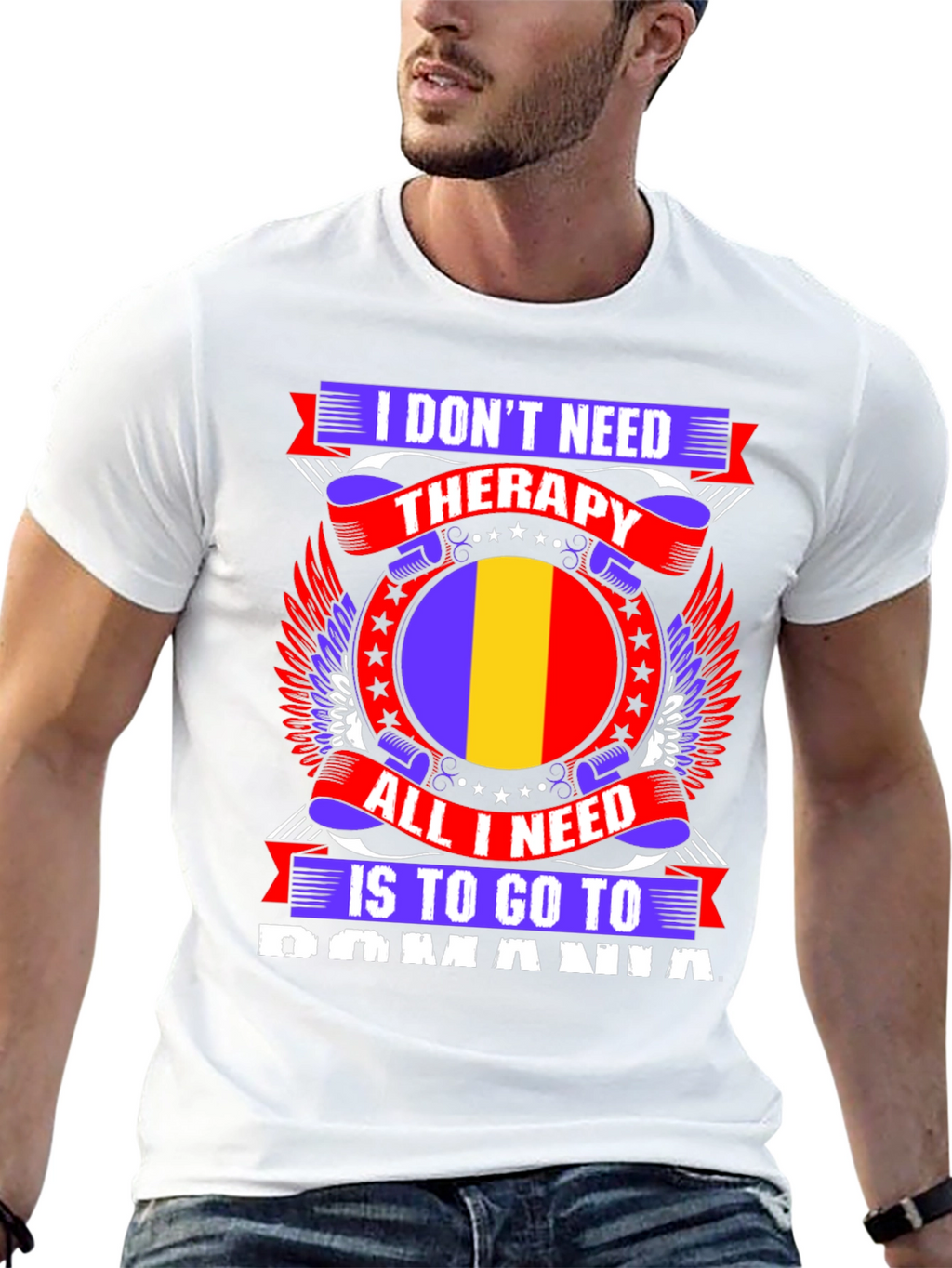 Romania Therapy Graphic Tee