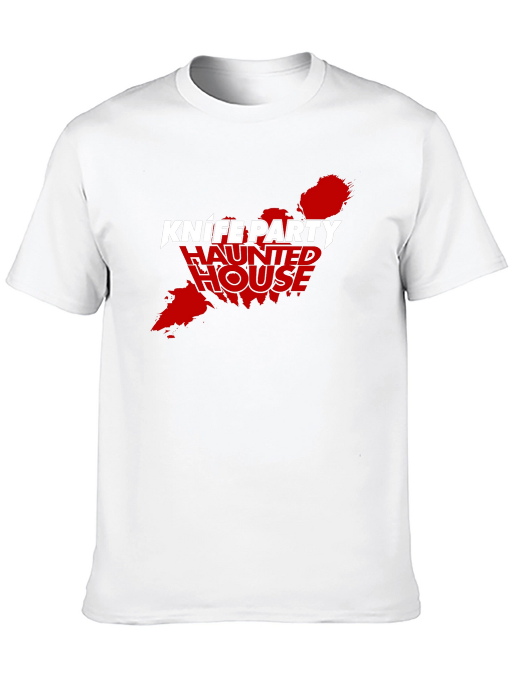 Knife Party Haunted House Black Tee