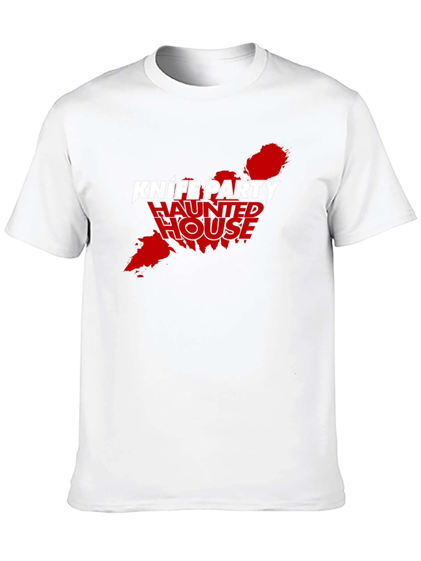 Knife Party Haunted House Black Tee