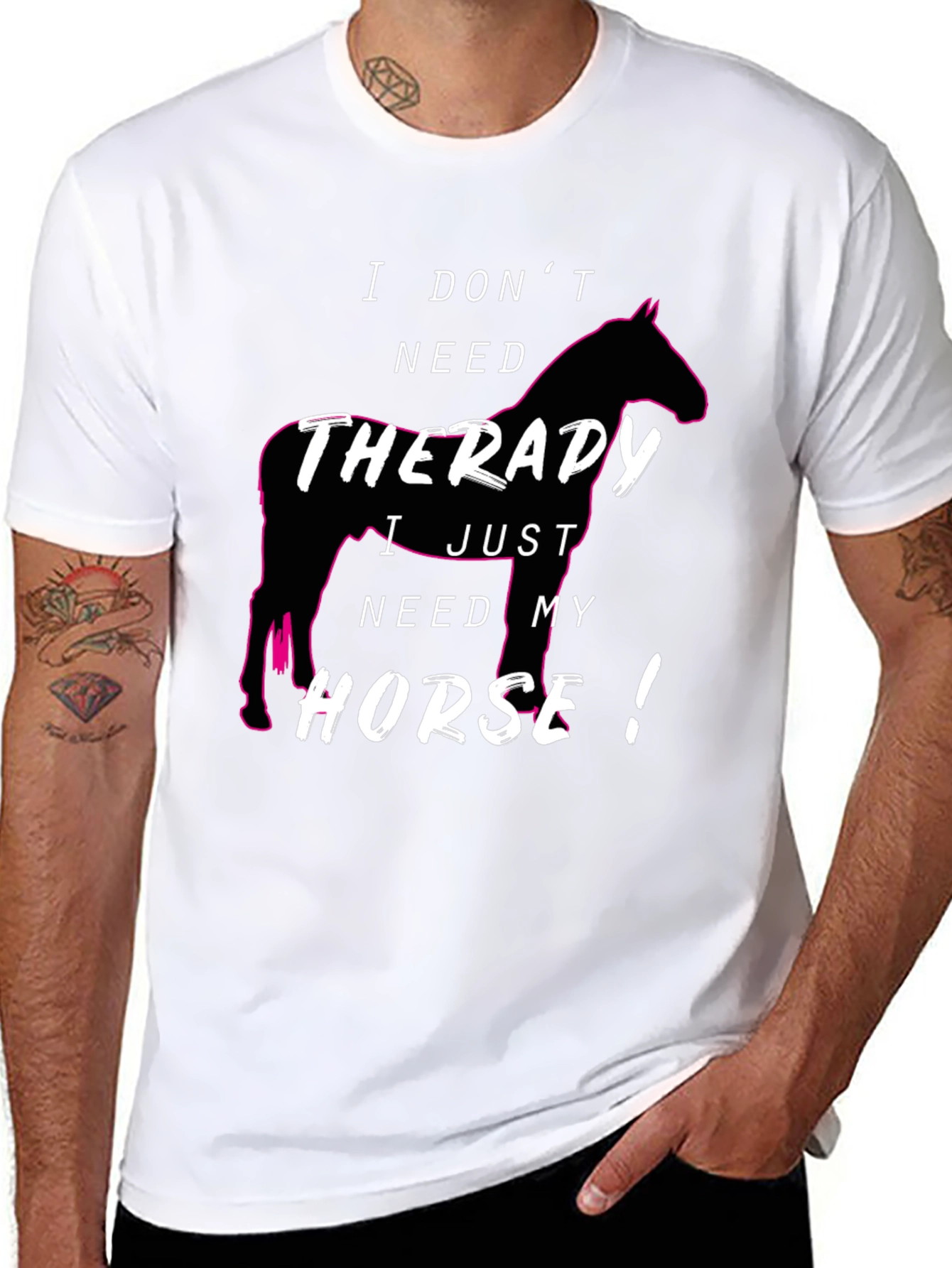 Funny Horse Lover T-Shirt - Therapy Alternative