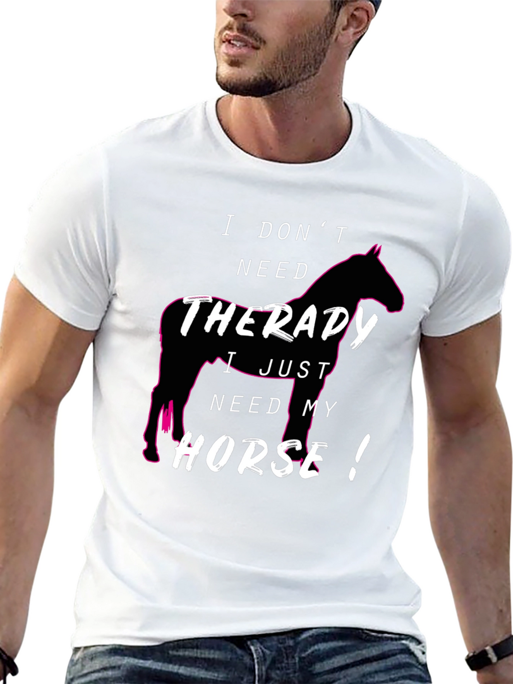 Funny Horse Lover T-Shirt - Therapy Alternative