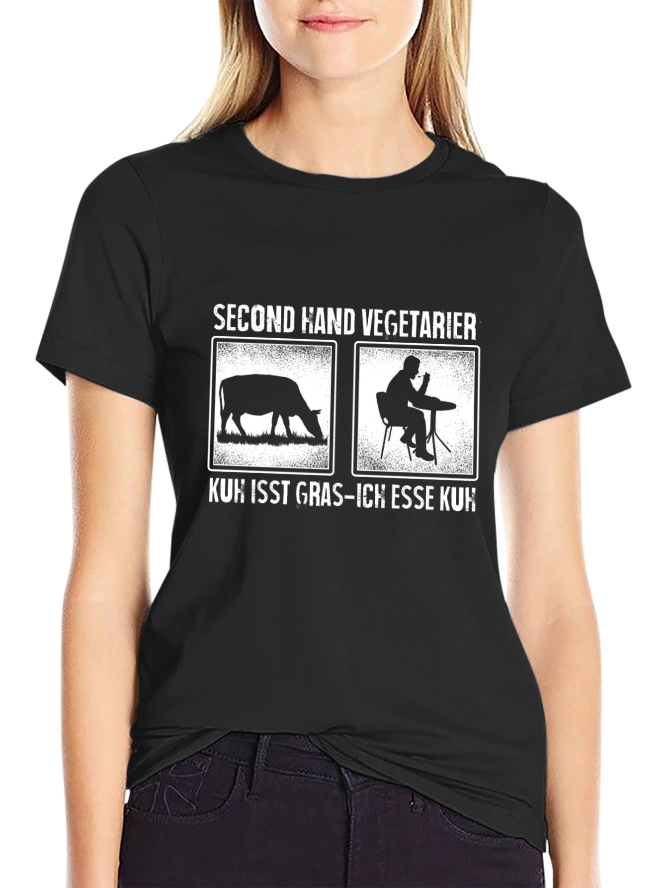 Second Hand Vegetarian Humor T-Shirt