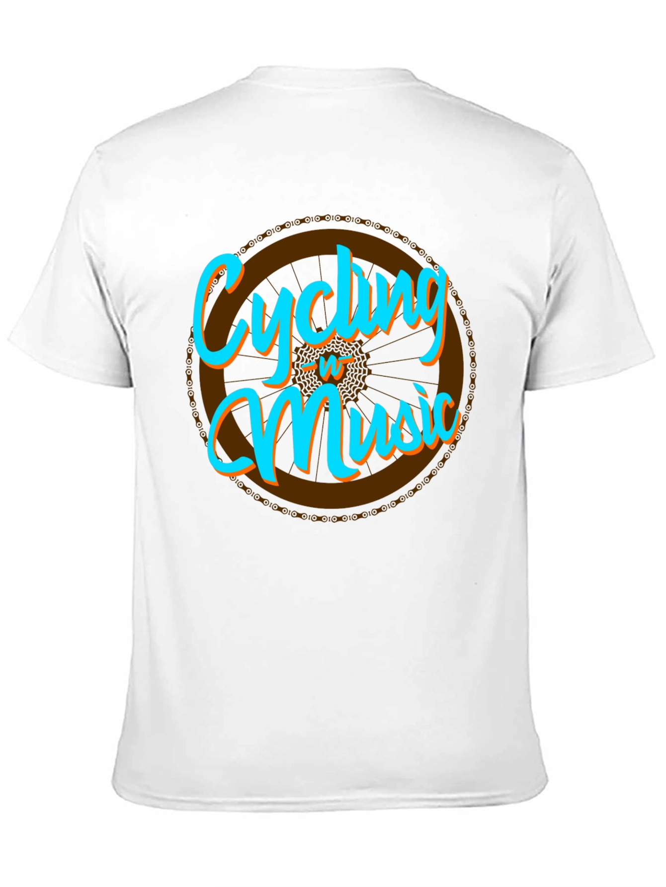 Cycling & Music Graphic T-Shirt - Cool Hobby Tee