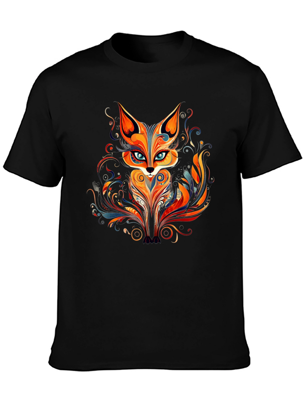 Fox Art Graphic T-Shirt