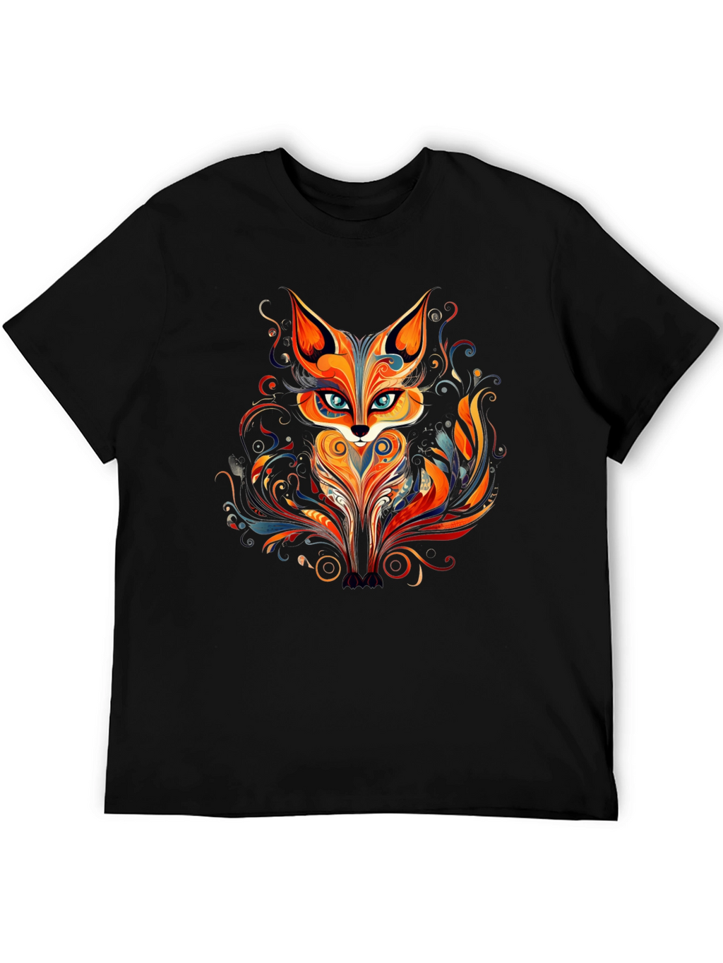 Fox Art Graphic T-Shirt
