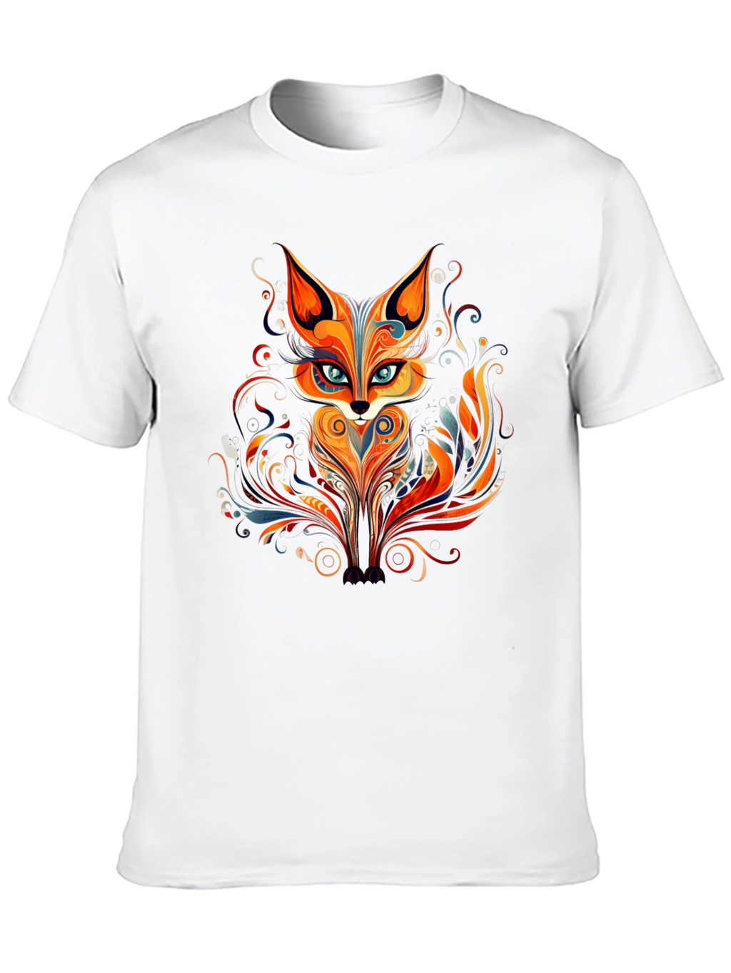 Fox Art Graphic T-Shirt