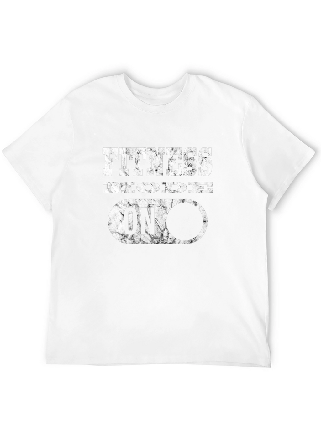 Fitness Mode On Black Graphic T-Shirt