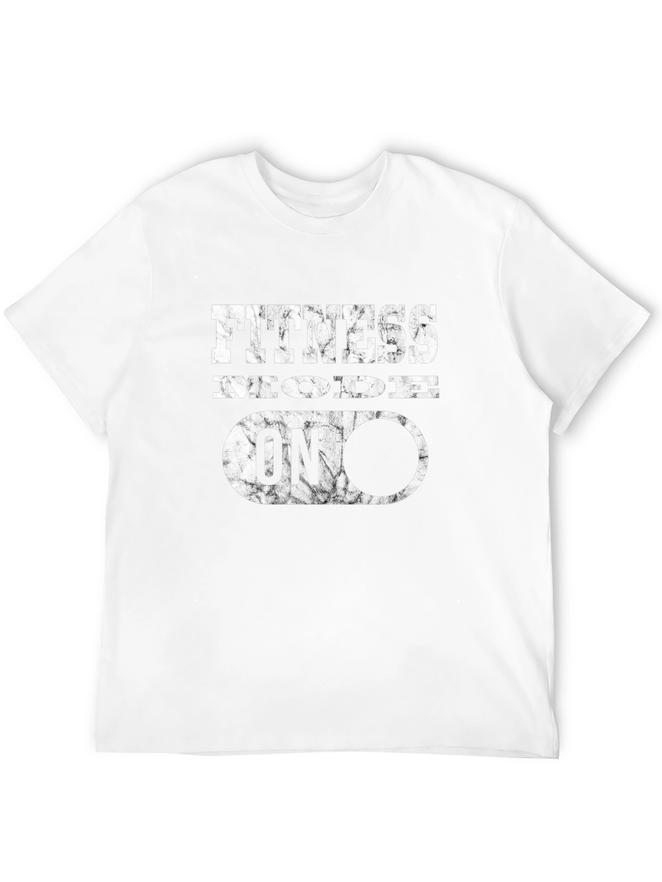 Fitness Mode On Black Graphic T-Shirt