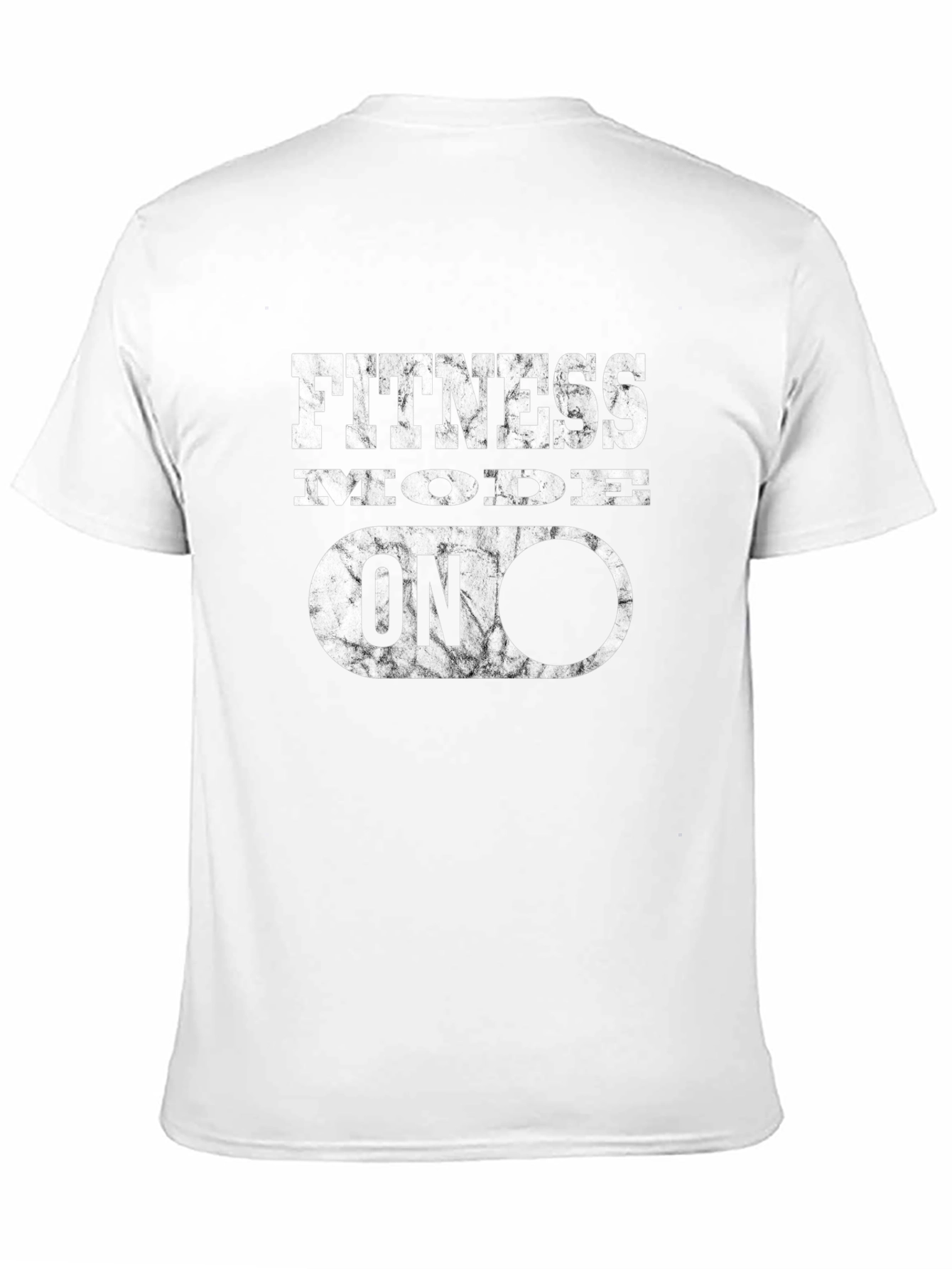 Fitness Mode On Black Graphic T-Shirt