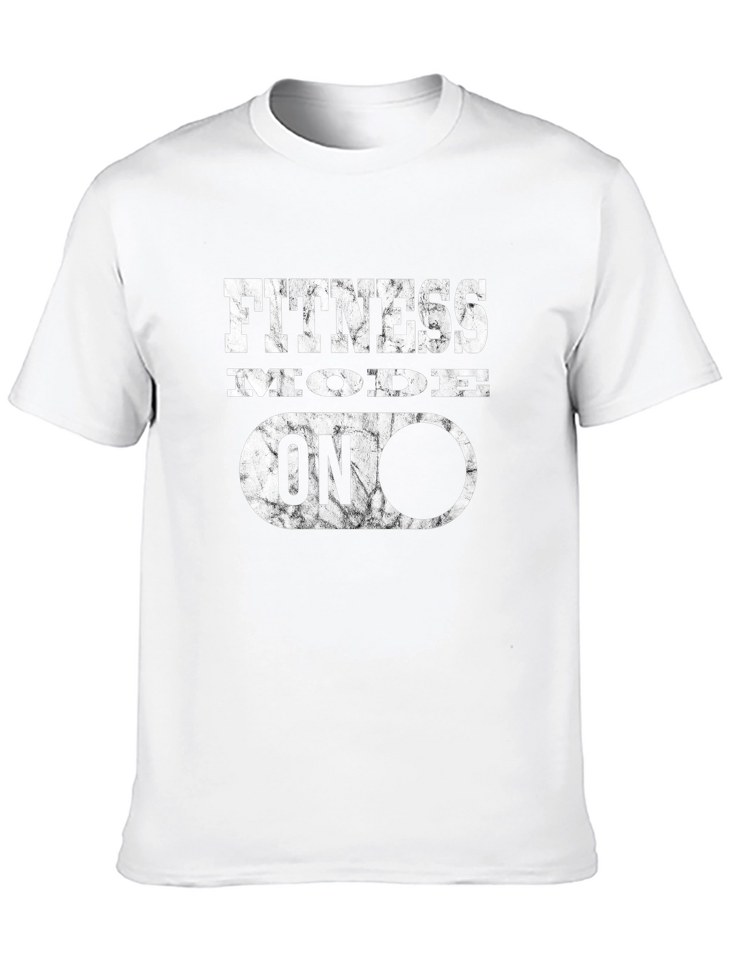 Fitness Mode On Black Graphic T-Shirt