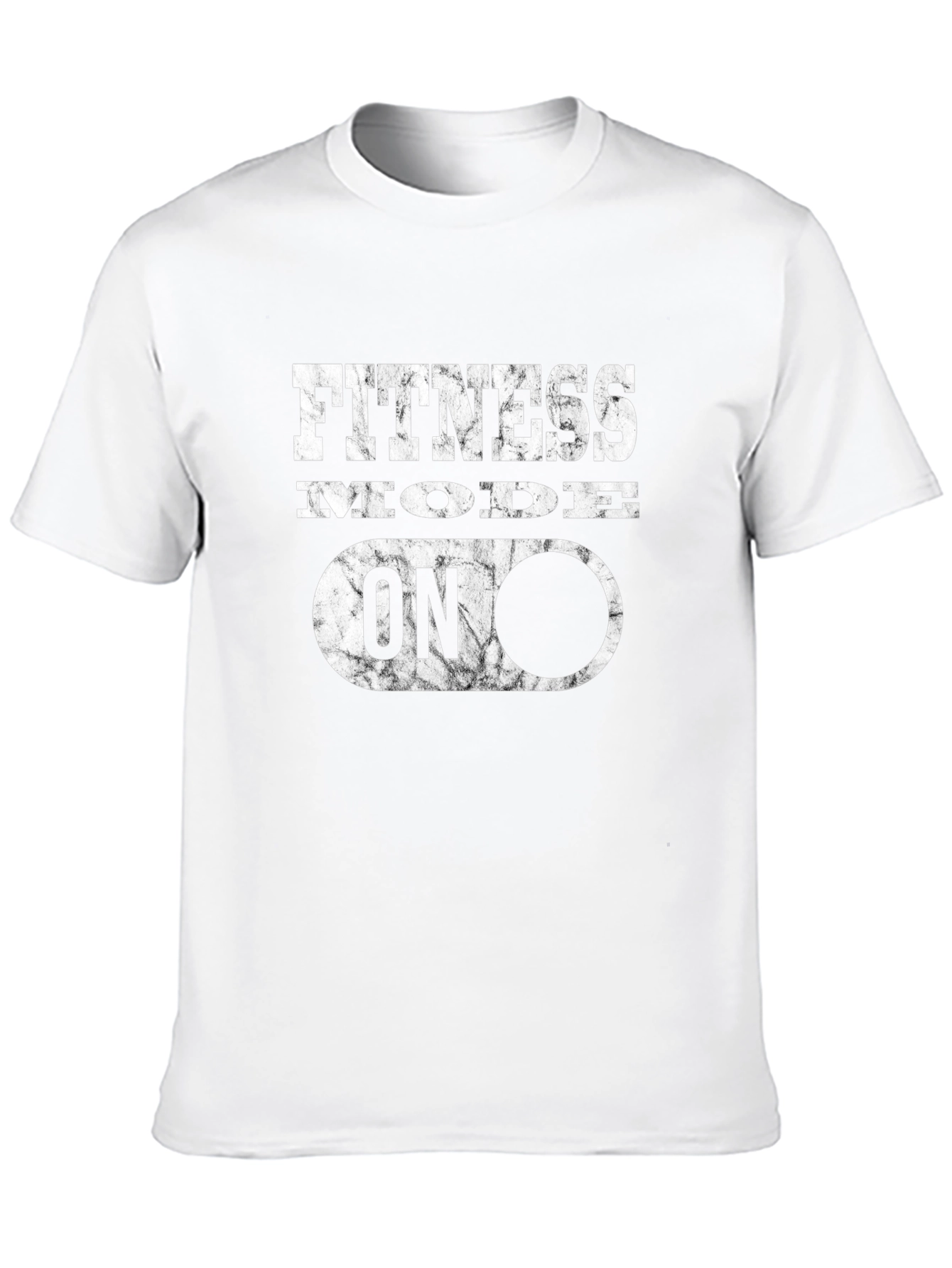 Fitness Mode On Black Graphic T-Shirt