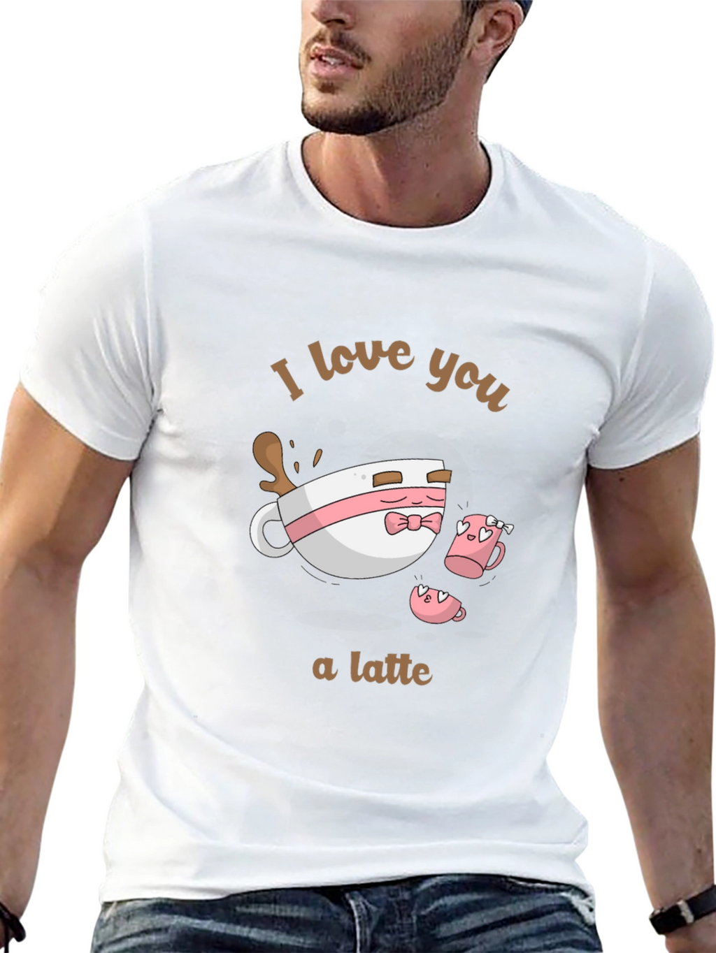 I Love You a Latte Graphic T-Shirt