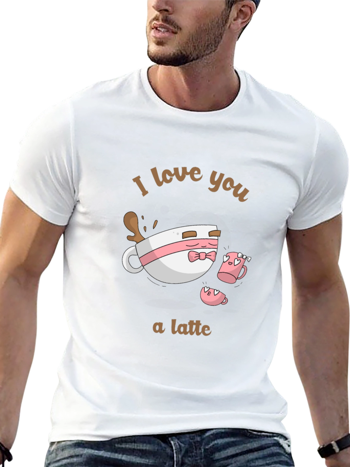 I Love You a Latte Graphic T-Shirt