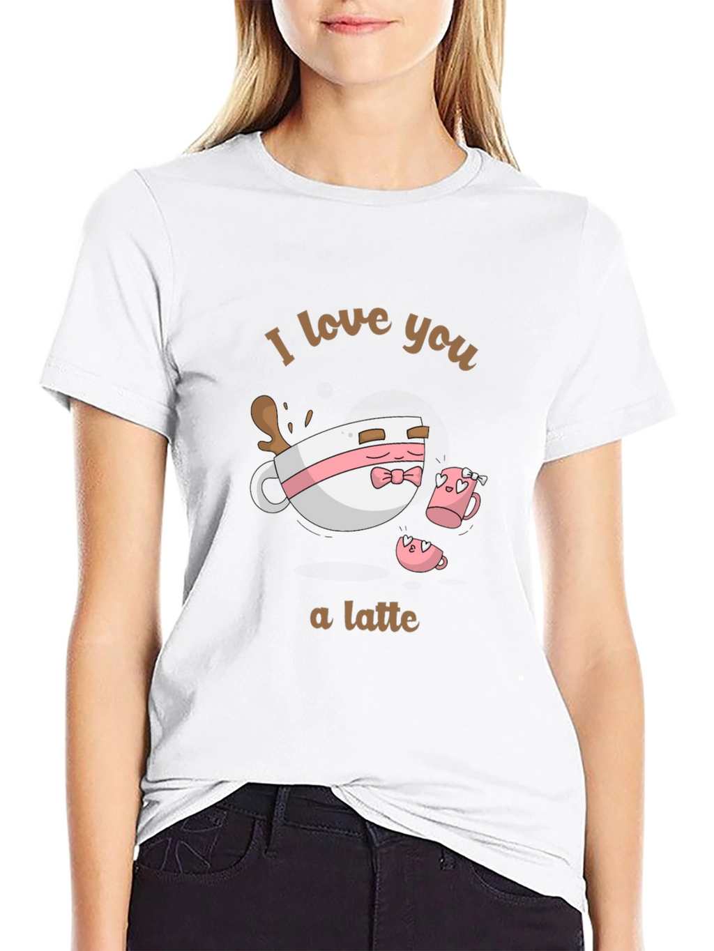 I Love You a Latte Graphic T-Shirt