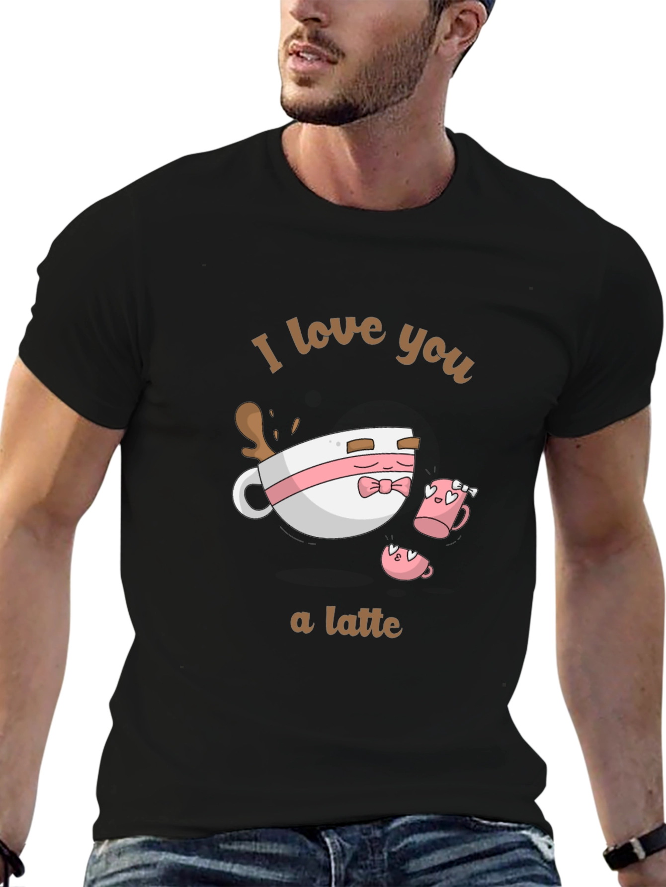 I Love You a Latte Graphic T-Shirt