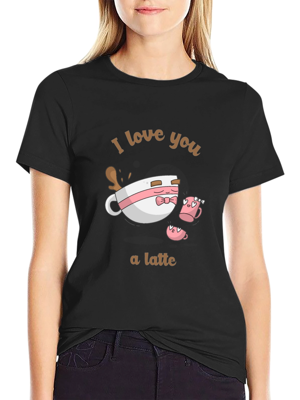 I Love You a Latte Graphic T-Shirt