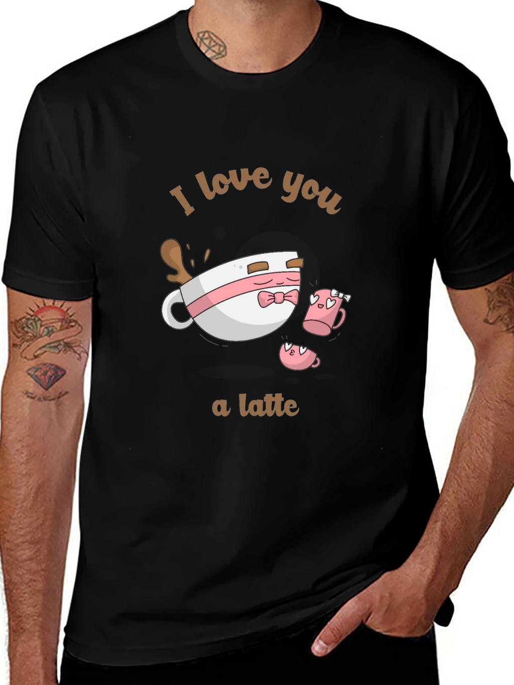 I Love You a Latte Graphic T-Shirt