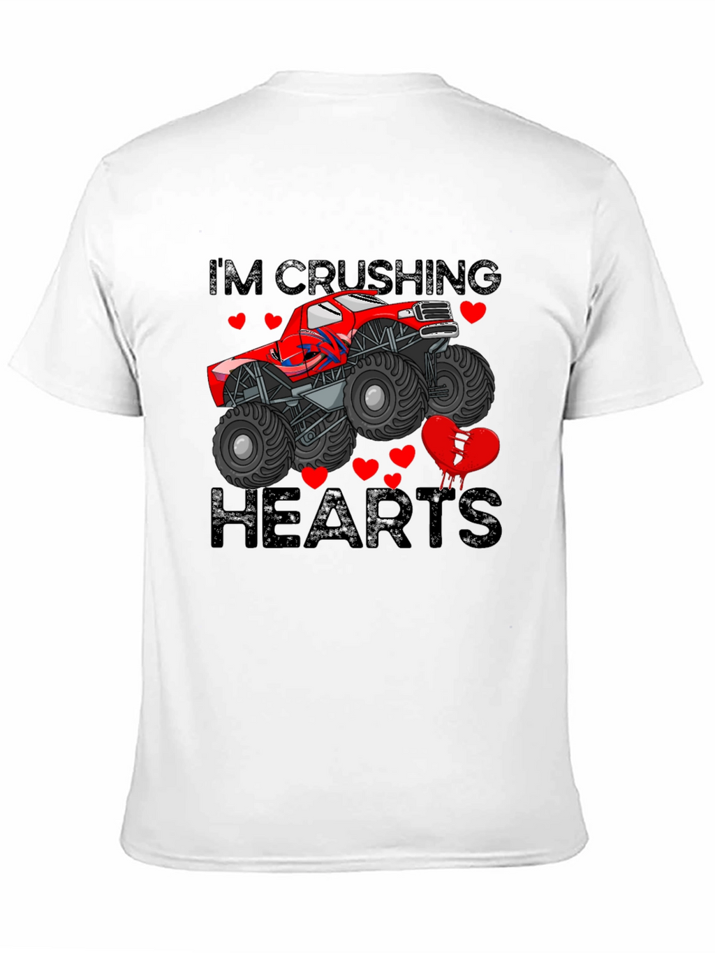 Crushing Hearts Monster Truck Graphic Tee