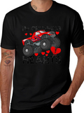 Crushing Hearts Monster Truck Graphic Tee