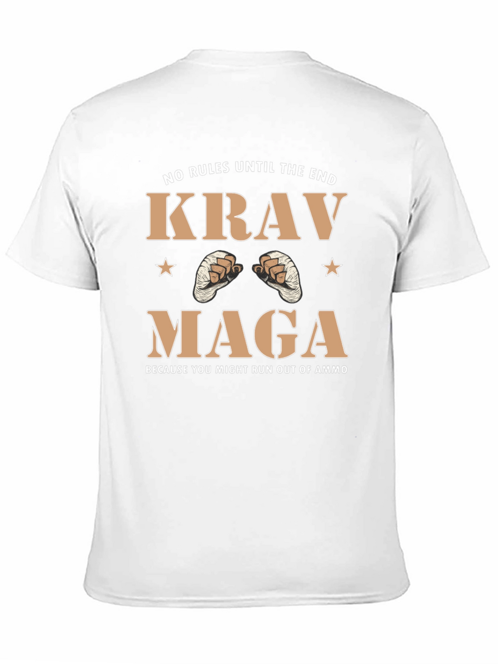 Krav Maga Black T-Shirt - No Rules MMA Apparel