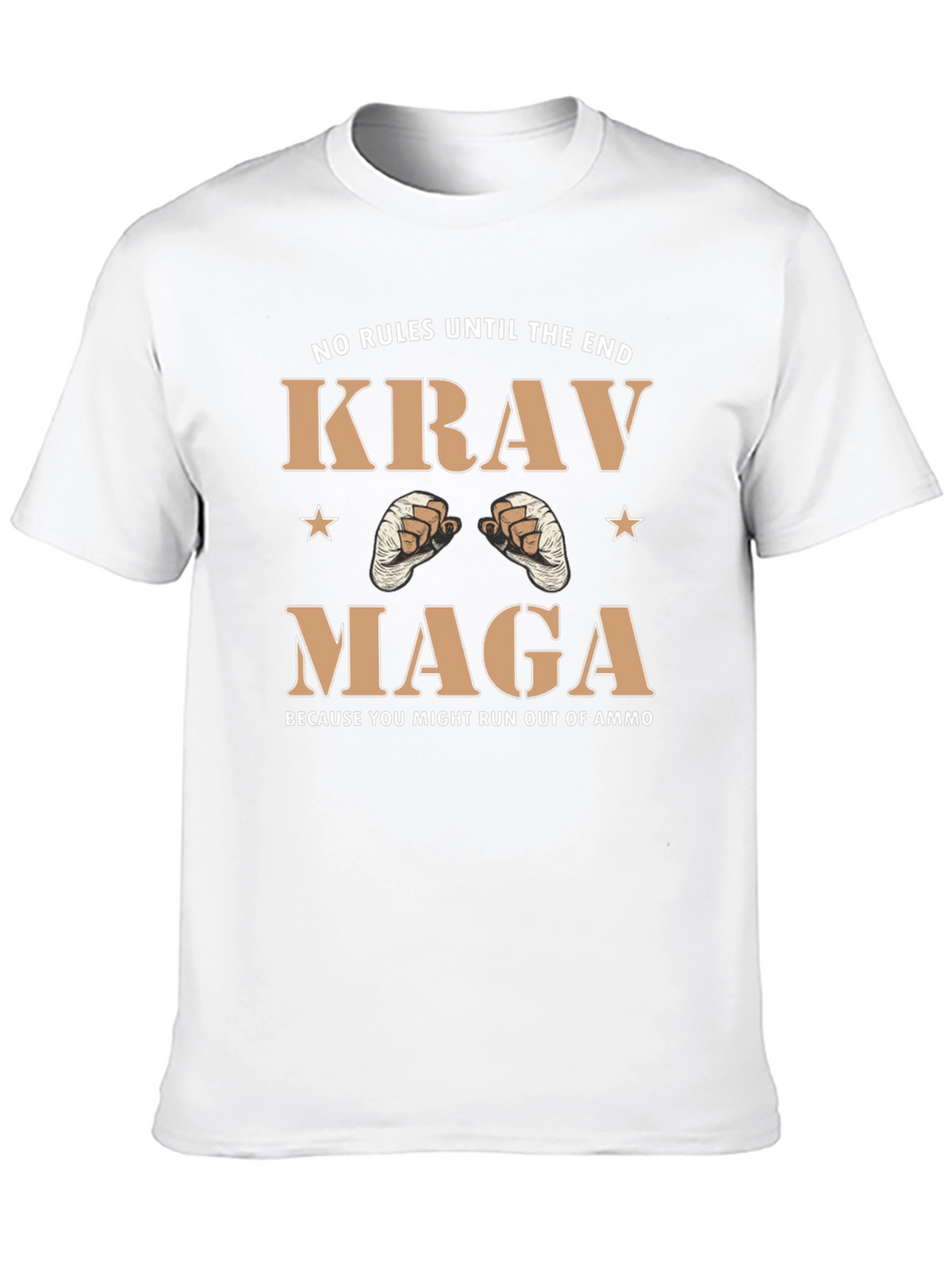 Krav Maga Black T-Shirt - No Rules MMA Apparel