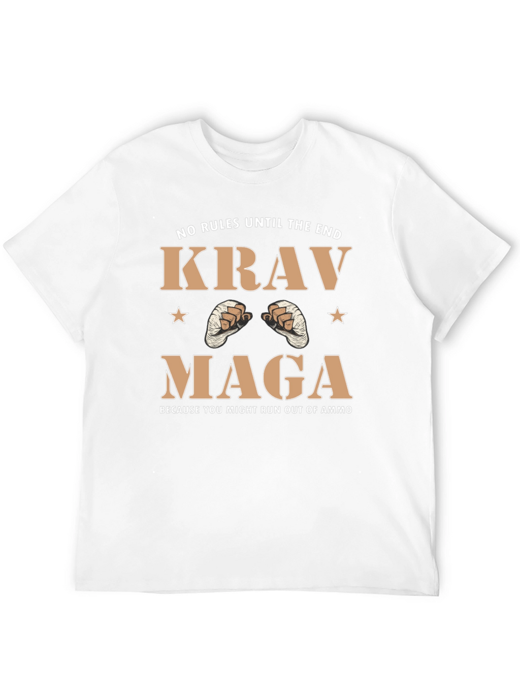 Krav Maga Black T-Shirt - No Rules MMA Apparel