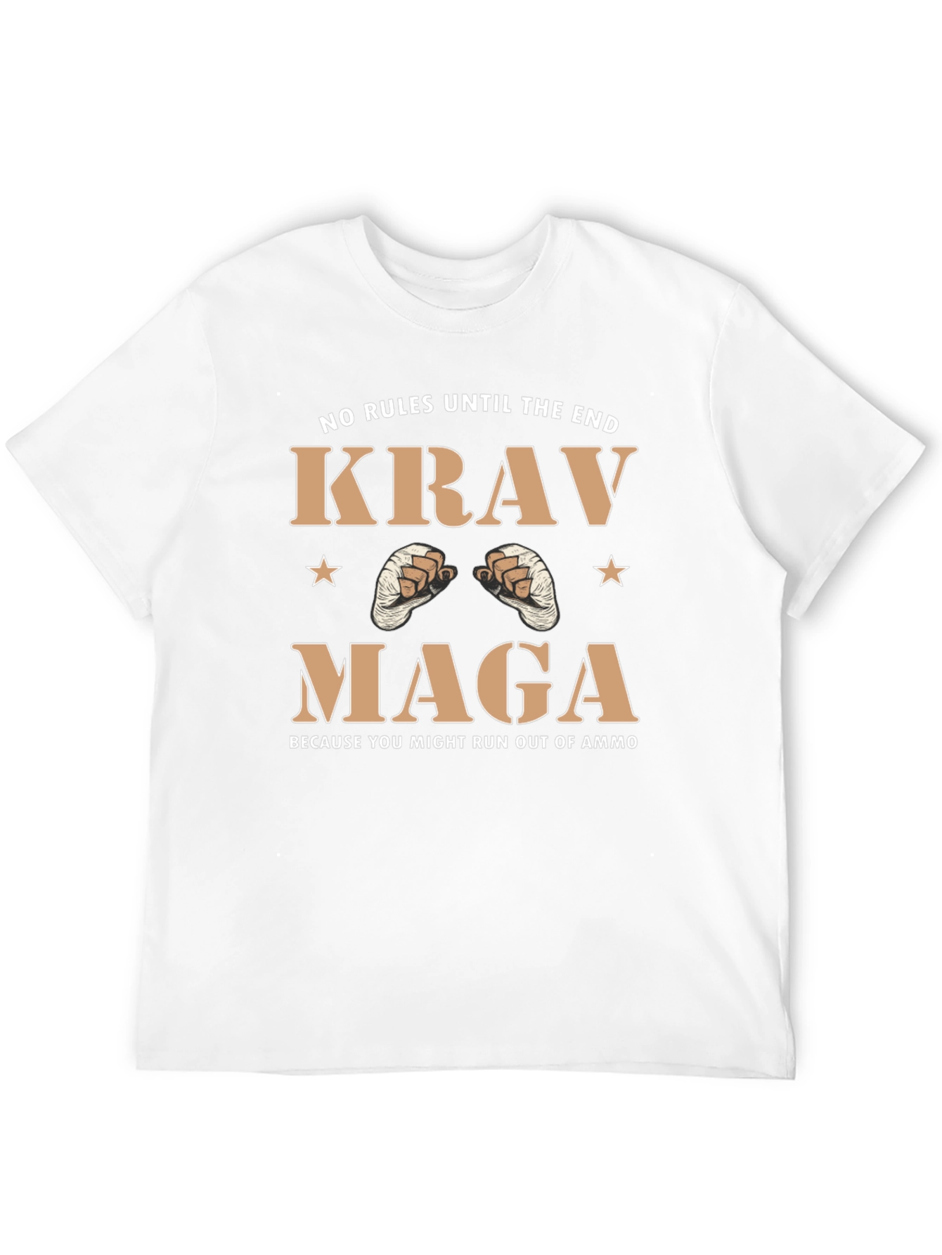 Krav Maga Black T-Shirt - No Rules MMA Apparel