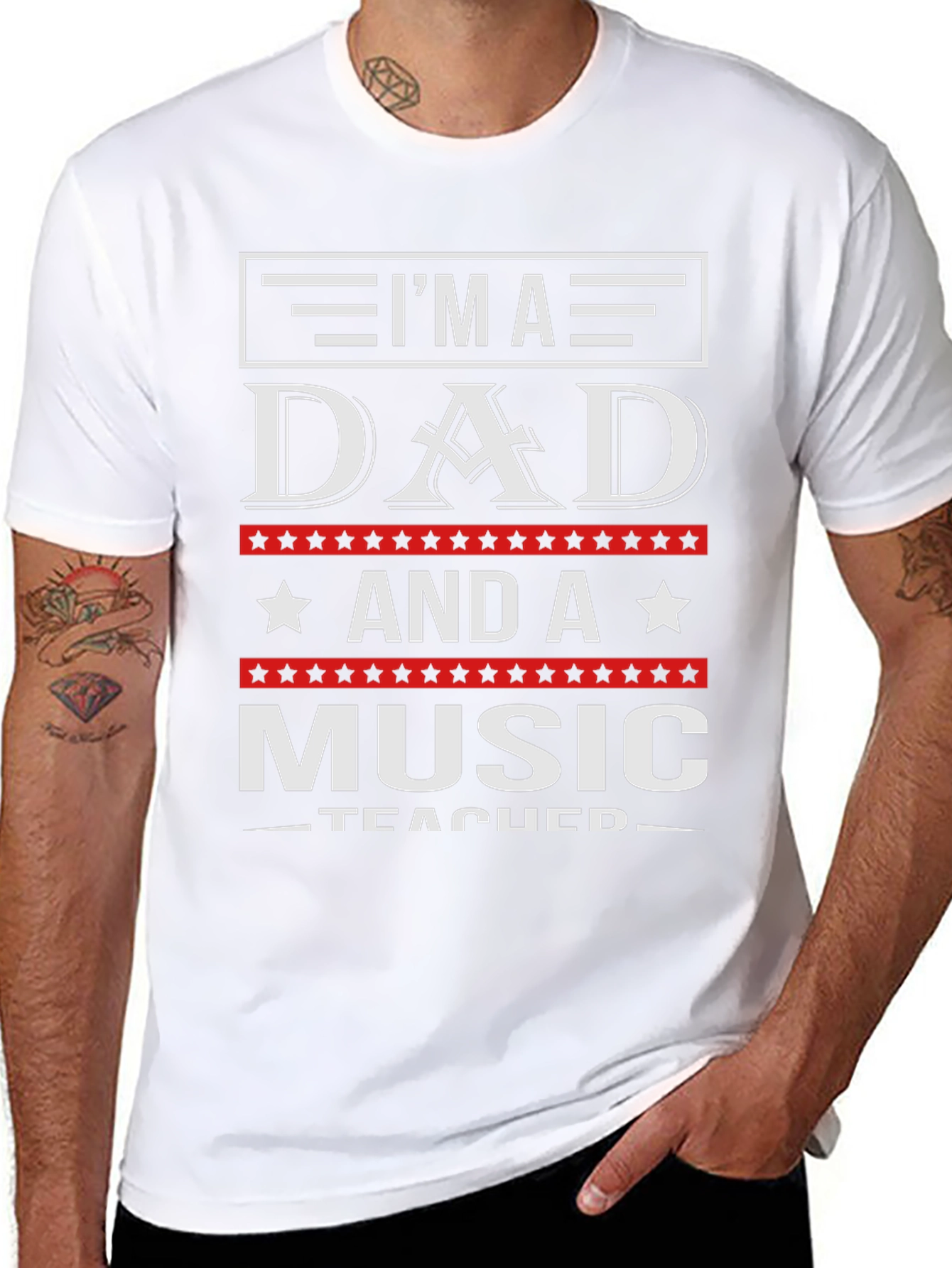 Im A Dad And A Music Teacher T-Shirt