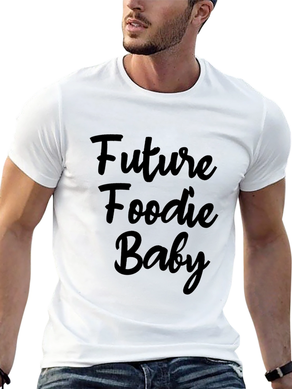 Future Foodie Baby Black T-Shirt