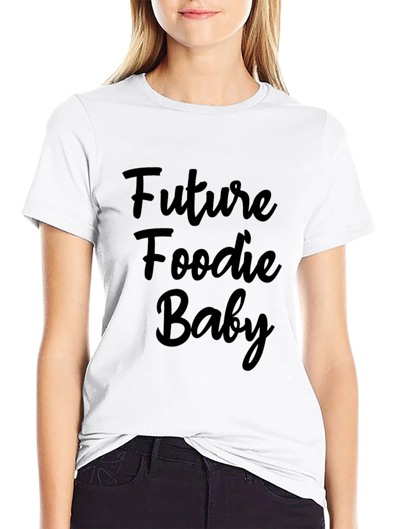 Future Foodie Baby Black T-Shirt