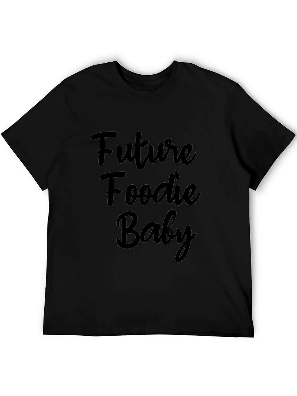 Future Foodie Baby Black T-Shirt