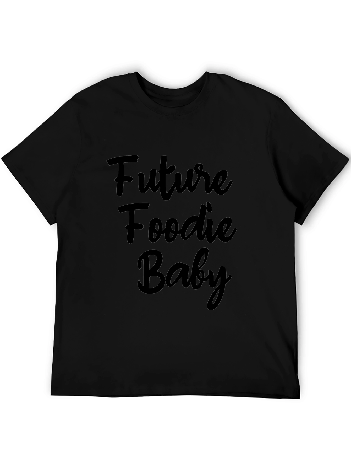 Future Foodie Baby Black T-Shirt