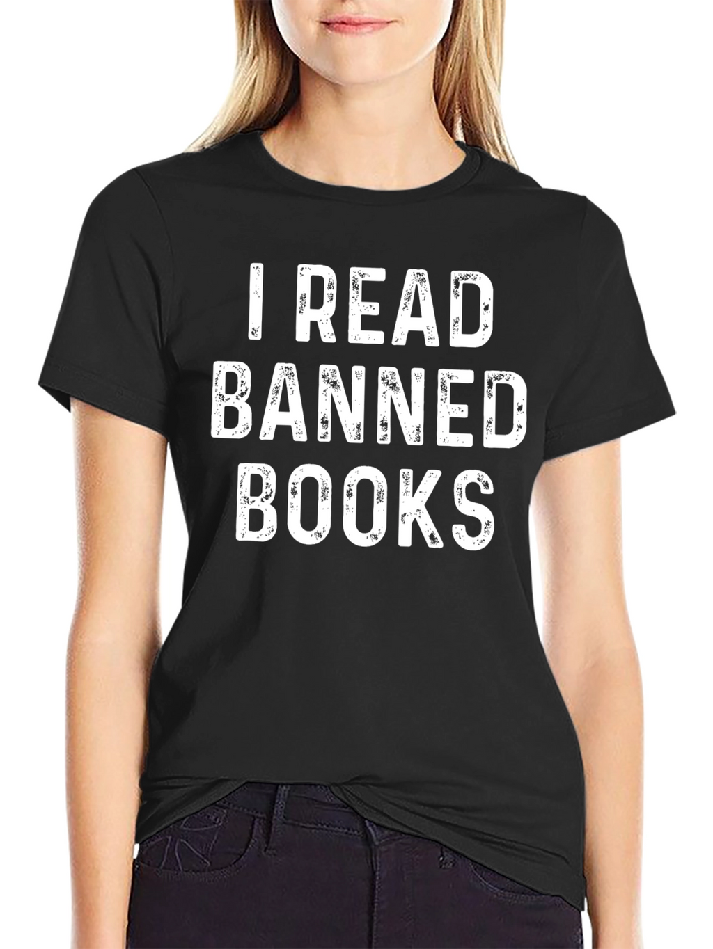 I Read Banned Books Black T-Shirt