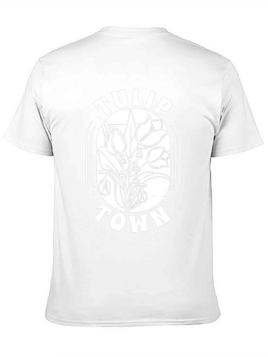 Tulip Town Black T-Shirt