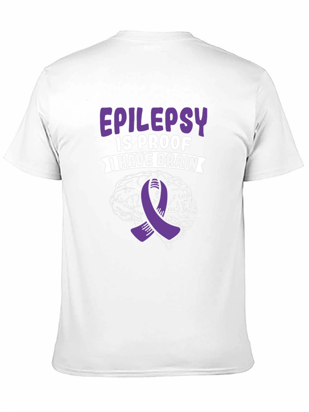 Epilepsy Awareness Brain Graphic T-Shirt