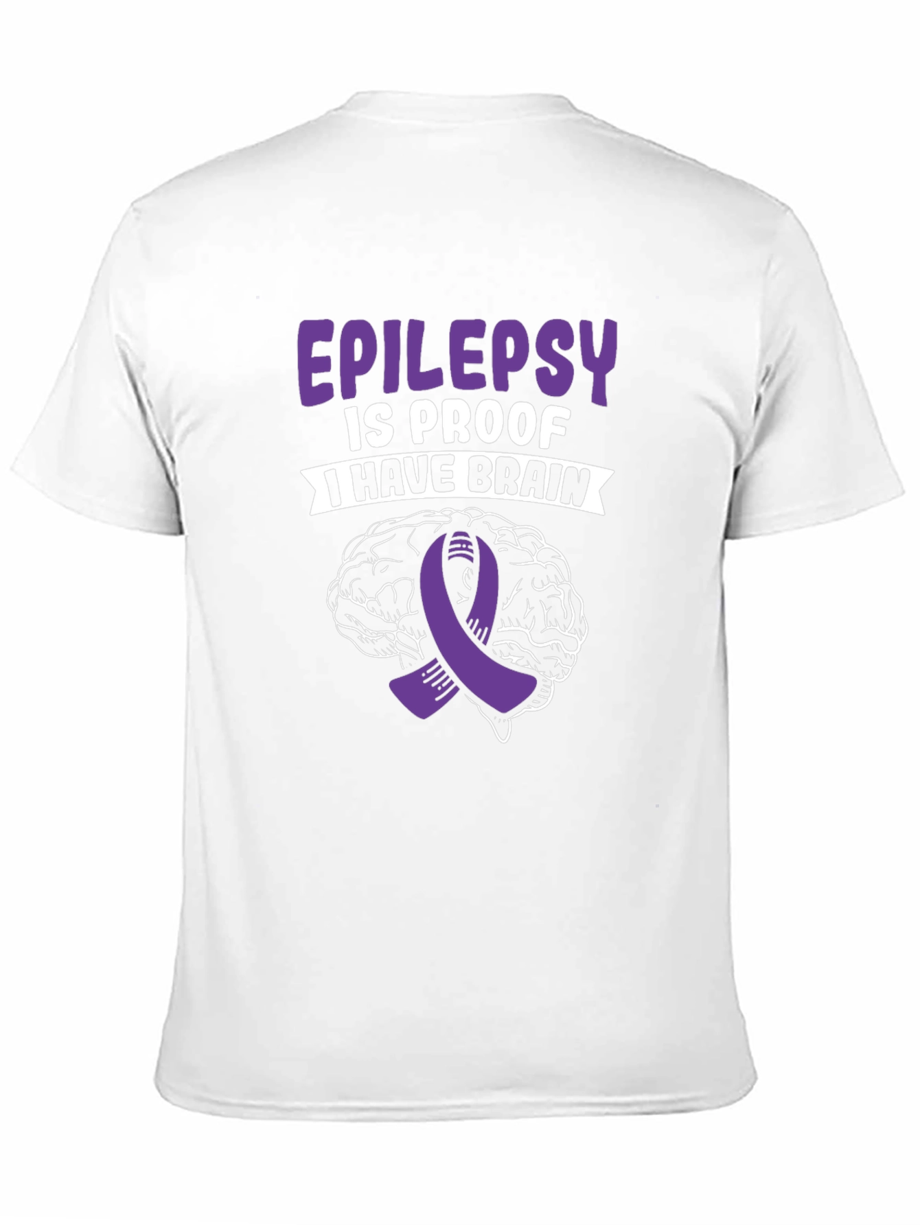 Epilepsy Awareness Brain Graphic T-Shirt