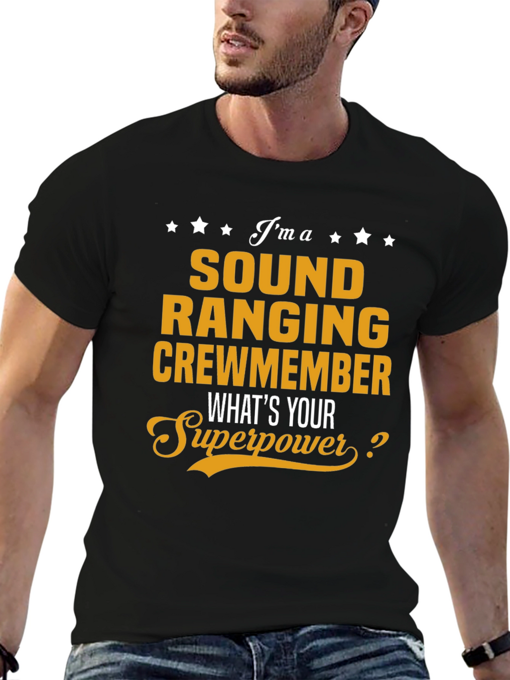 Sound Ranging Crewmember T-Shirt - Whats Your Superpower?