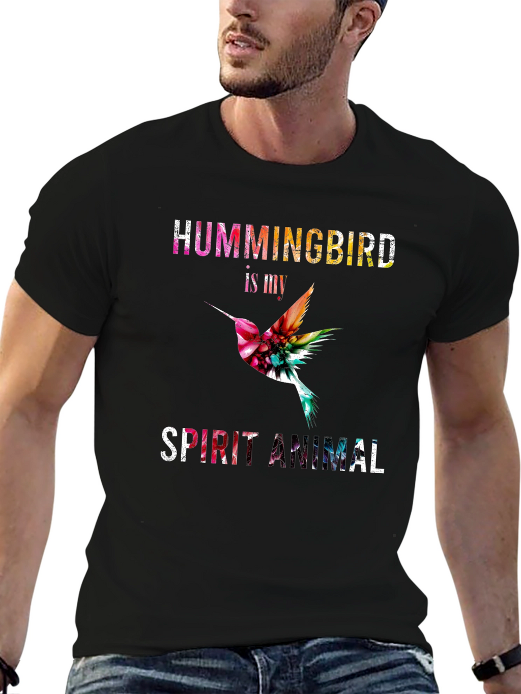 Hummingbird Spirit Animal Graphic Tee