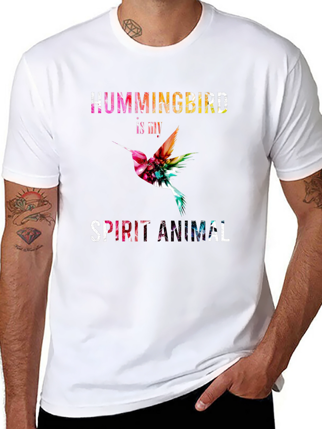 Hummingbird Spirit Animal Graphic Tee